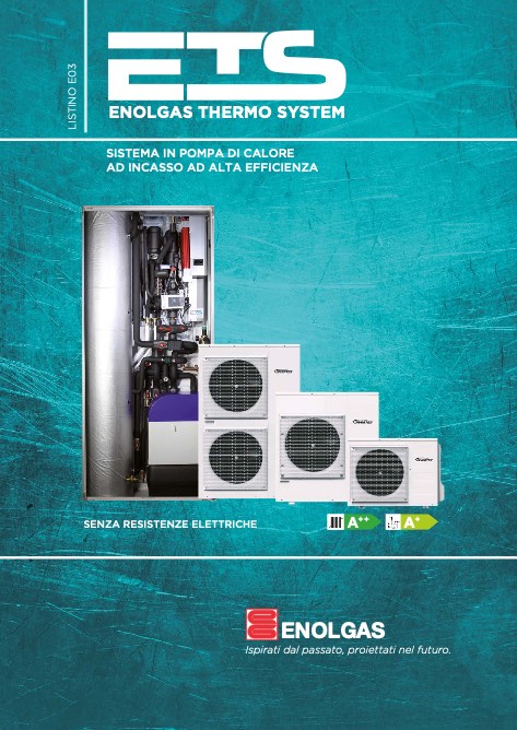 Enolgas Bonomi - Catalogue SISTEMA IN POMPA DI CALORE AD INCASSO AD ALTA EFFICIENZA