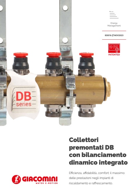 Giacomini - Katalog Collettori premontati DB