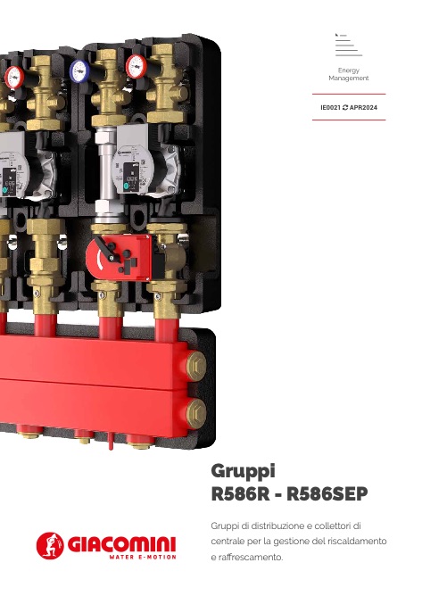 Giacomini - Katalog Gruppi R586R - R586SEP