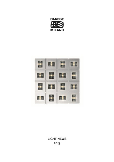 Danese Milano - Catalogo Light news 2013
