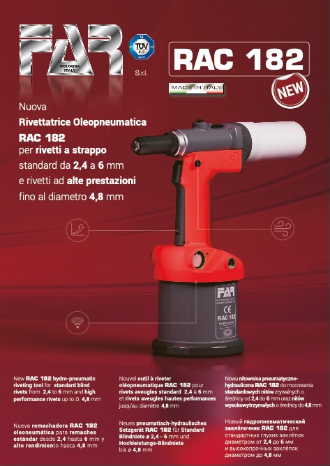 Far Rivettatrici - Catalogo RAC 182