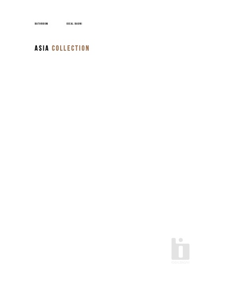 Ideal Bagni - Catalogo Asia Collection