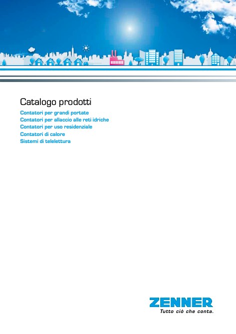 Zenner - Catalogo Gamma Prodotti