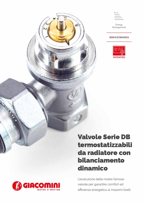 Giacomini - Katalog Valvole Serie DB