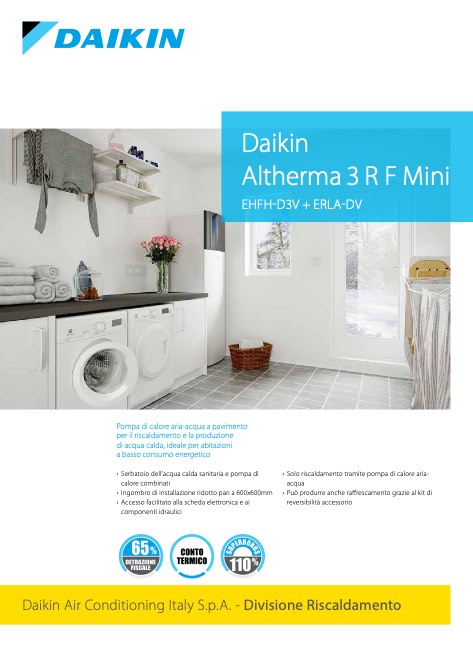 Daikin Riscaldamento - Katalog Altherma 3 R F MINI