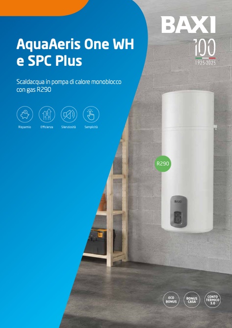 Baxi - Catalogo AquaAeris One WH e SPC