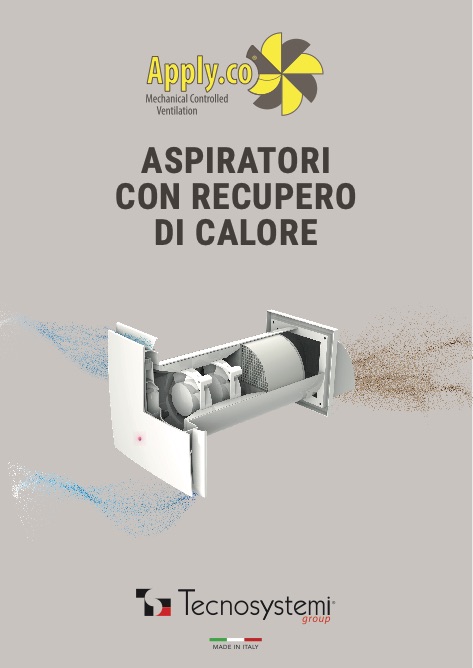 Tecnosystemi - Catalogue Apply.co - Aspiratori con recupero di calore