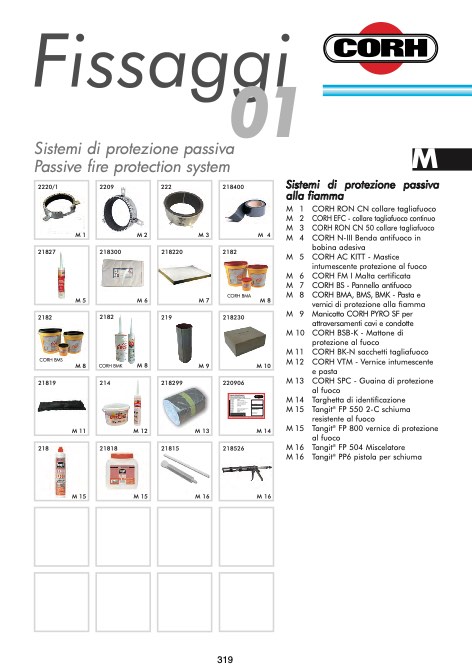 Corh - Catalogo Protezione passiva al fuoco