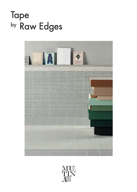Mutina - Catalogo Tape by Raw Edges