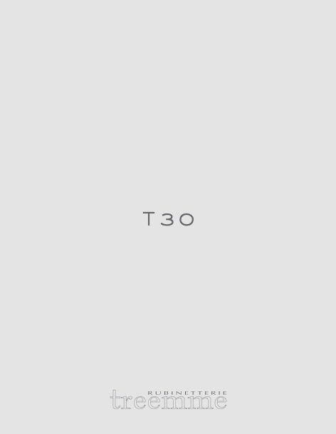 Rubinetterie Treemme - Catalogo T30