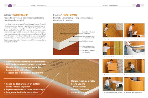 Schluter - 目录 KERDI BOARD