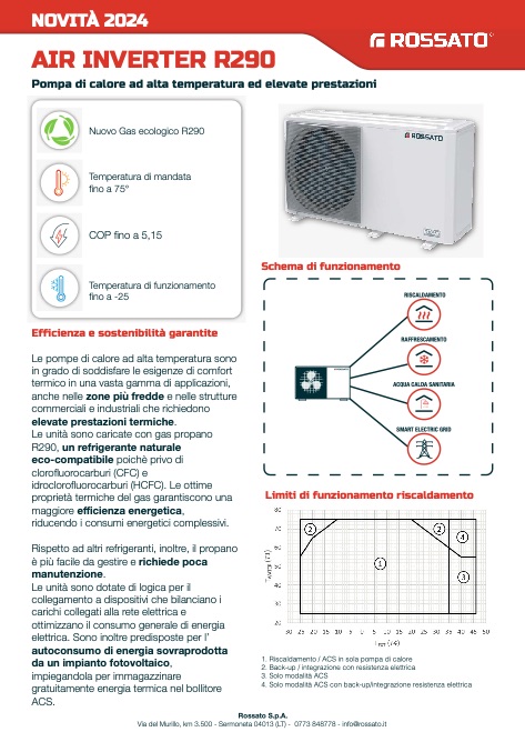 Rossato - Catalogo AIR INVERTER R290
