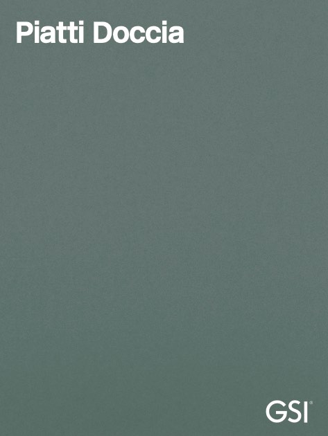 GSI Ceramica - Katalog Piatti Doccia
