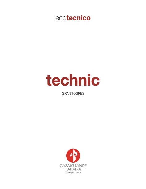 Casalgrande Padana - 目录 technic