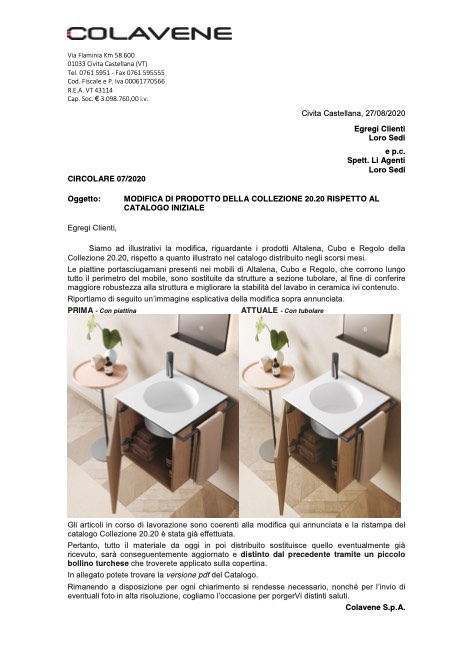 Colavene - Katalog Circolare 07/2020
