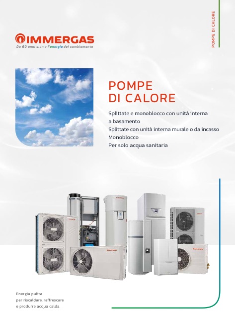 Immergas - Catalogo POMPE DI CALORE