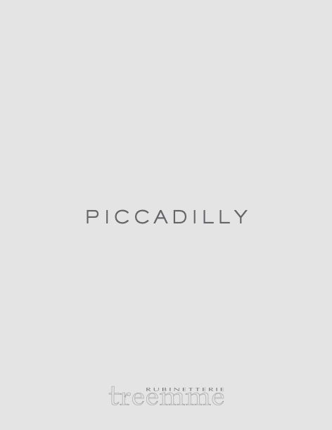 Rubinetterie Treemme - Catalogo Piccadilly