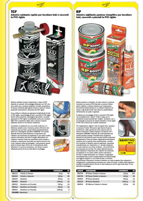 Camon - Catalogo ferramenta