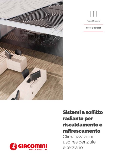 Giacomini - Katalog SISTEMI SOFFITTO RADIANTE