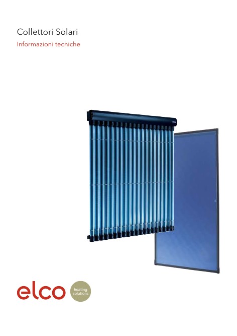 Elco - Katalog COLLETTORI SOLARI