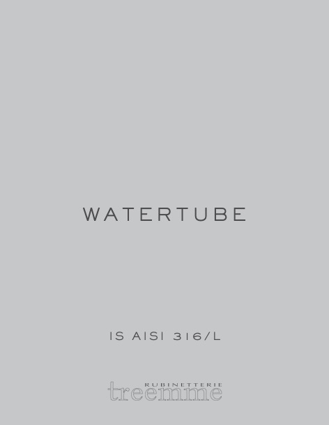 Rubinetterie Treemme - Catalogo Watertube