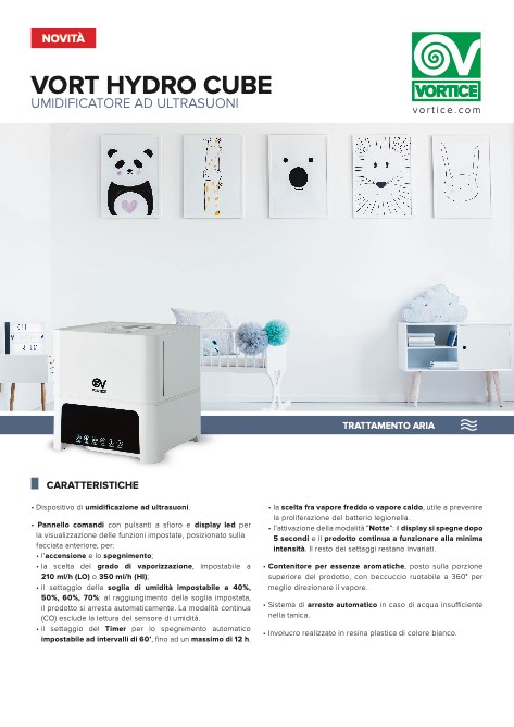 Vortice - Katalog VORT HYDRO CUBE