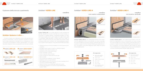 Schluter - 目录 Kerdi-line H