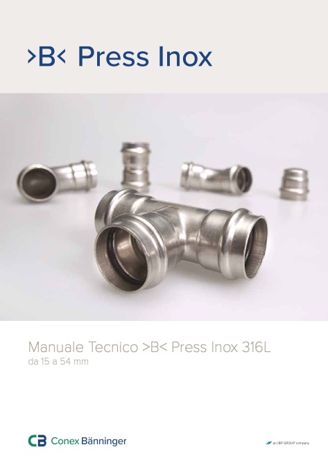 Conex Banninger - Catalogo B-Press Inox Manuale Tecnico