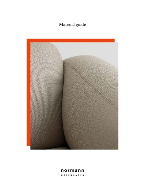 Normann Copenhagen - Catalogo Material Guide
