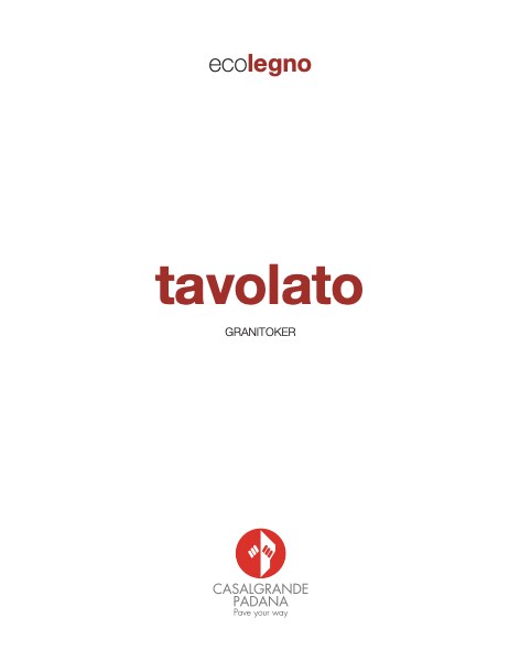 Casalgrande Padana - 目录 tavolato