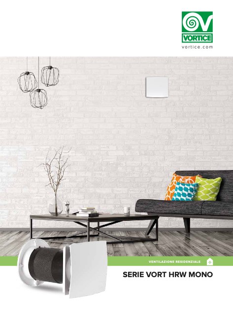 Vortice - Katalog SERIE VORT HRW MONO