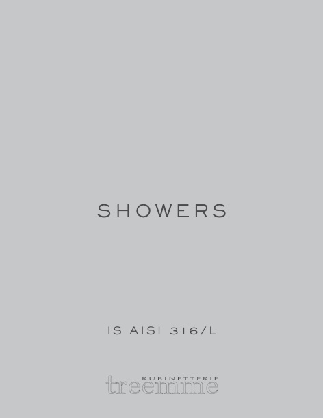 Rubinetterie Treemme - Catalogo Shower