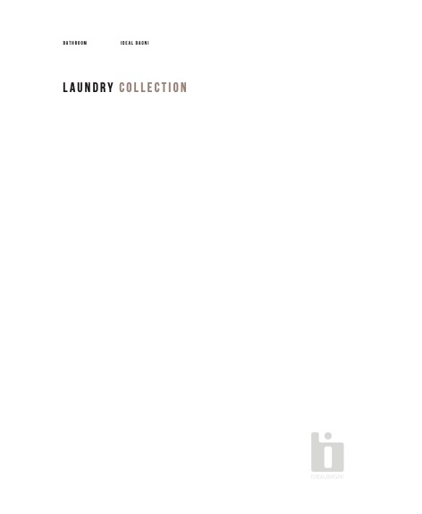 Ideal Bagni - Catalogo Laundry Collection