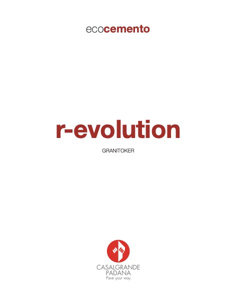 Casalgrande Padana - 目录 r-evolution
