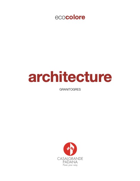 Casalgrande Padana - 目录 architecture