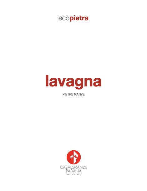 Casalgrande Padana - 目录 lavagna