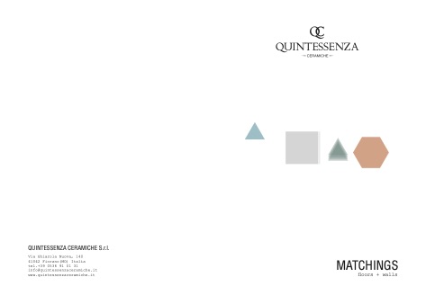 Quintessenza Ceramiche - Catalogo Matchings