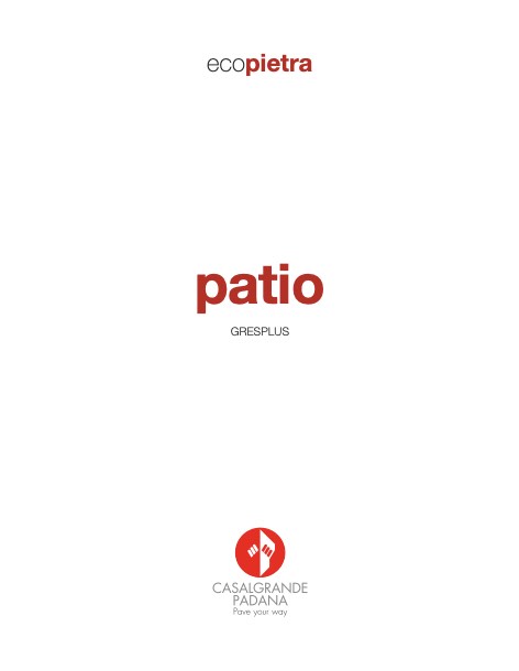 Casalgrande Padana - 目录 patio