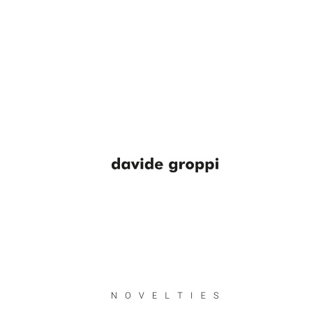 Davide Groppi - 目录 NOVELTIES