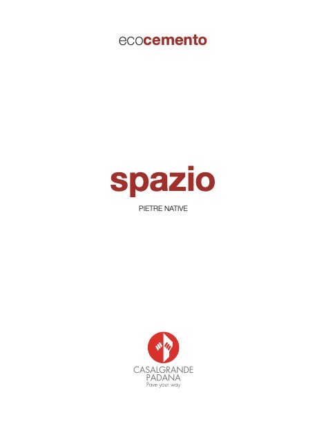 Casalgrande Padana - 目录 spazio