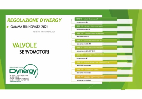 Dynergy - Katalog Valvole
