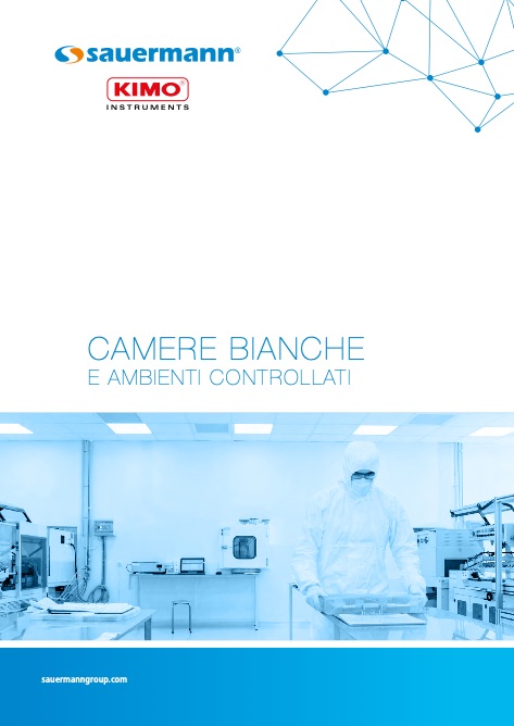 Sauermann - Catalogo Camere Bianche e ambienti controllati