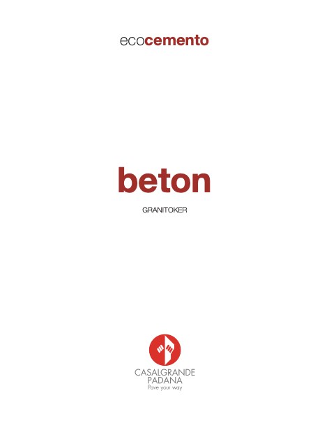 Casalgrande Padana - 目录 beton