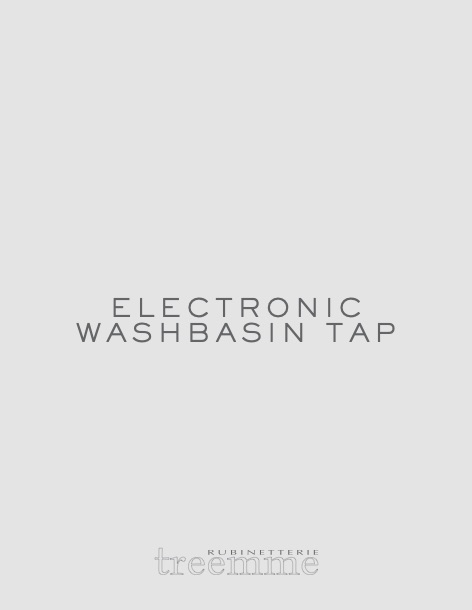 Rubinetterie Treemme - Catalogo Electronic Washbasin Tap