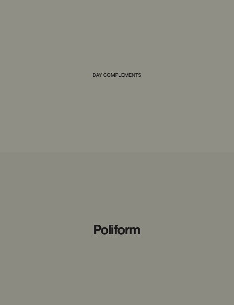 Poliform - Catalogo Day Complements