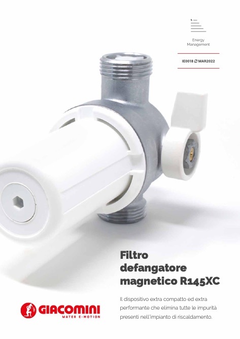 Giacomini - Katalog Filtro defangatore magnetico R145XC