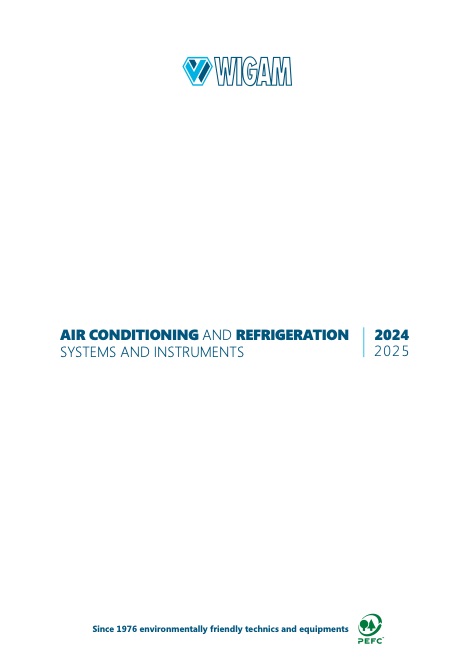 Wigam - Catalogo Air Conditioning and Refrigeration Systems and Instruments 2024-2025