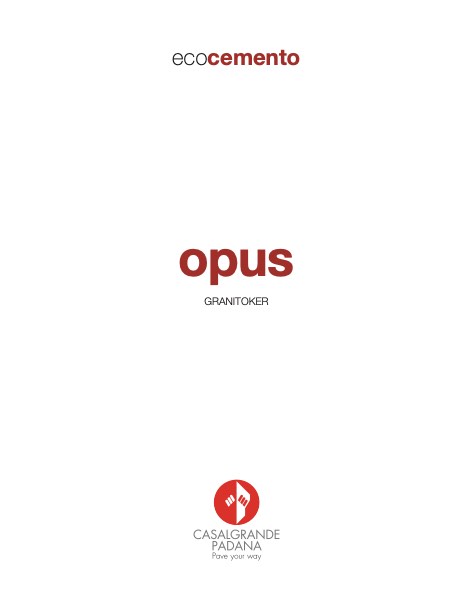 Casalgrande Padana - 目录 opus
