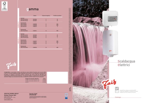 Fais - Catalogo Scaldacqua Elettrici