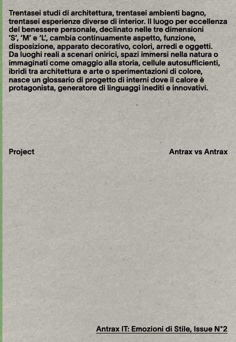 Antrax - Catalogo Emozioni di stile